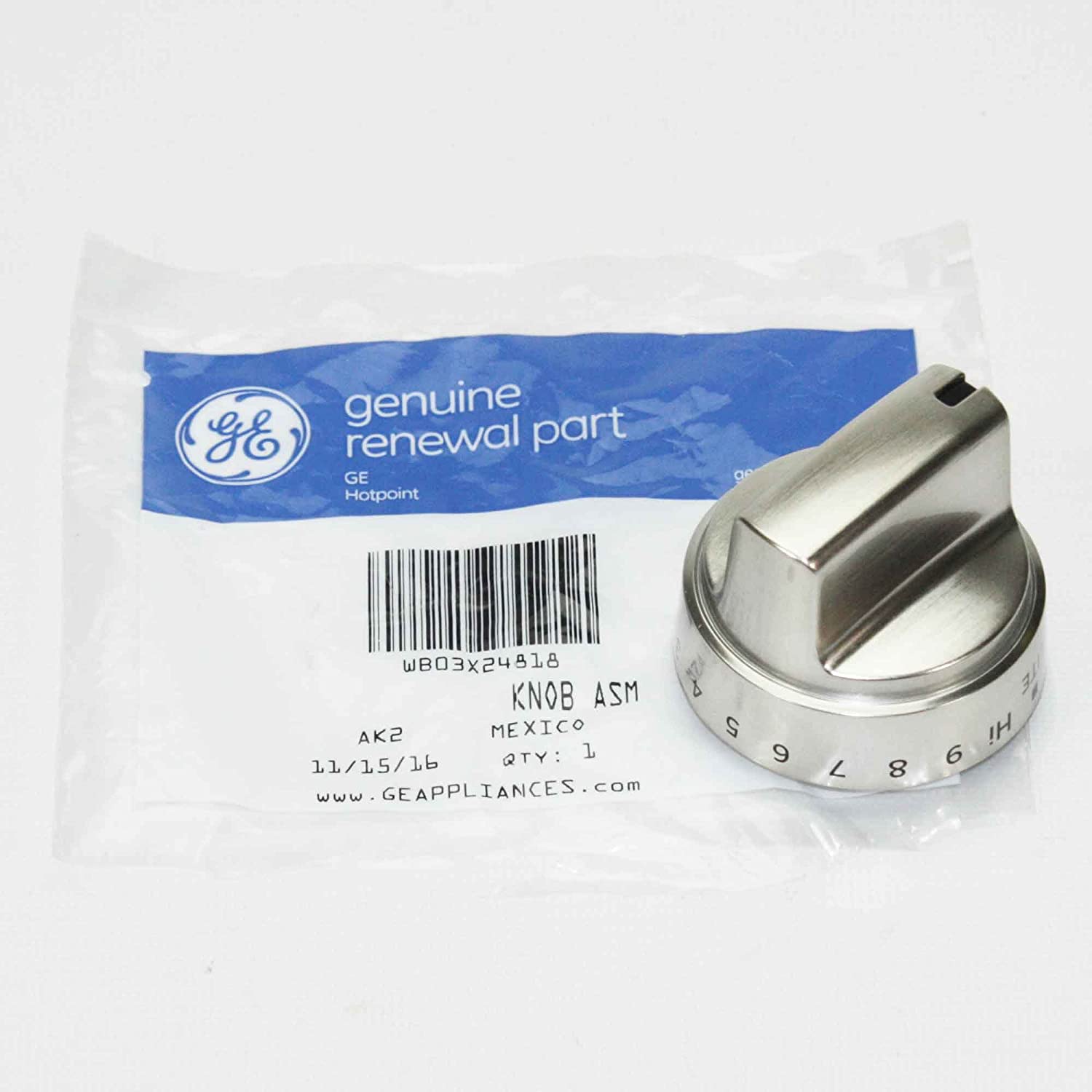Genuine OEM GE WB03X24818 Range Control Knob 640279793120 eBay